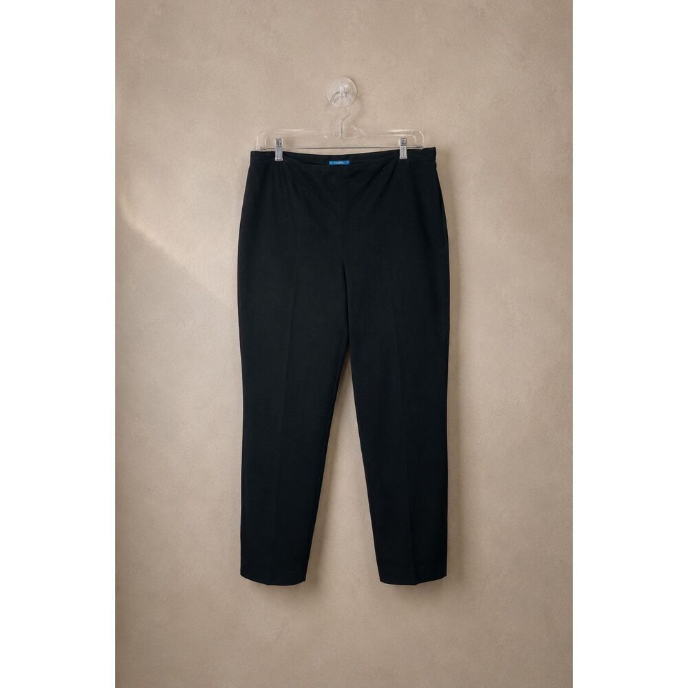 J. McLaughlin pants black size 10 cropped slim front